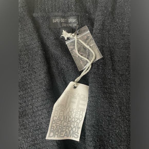 Barefoot Dreams Cozychic Lite Circle Cardigan Black NWT Size Small - Picture 5 of 8